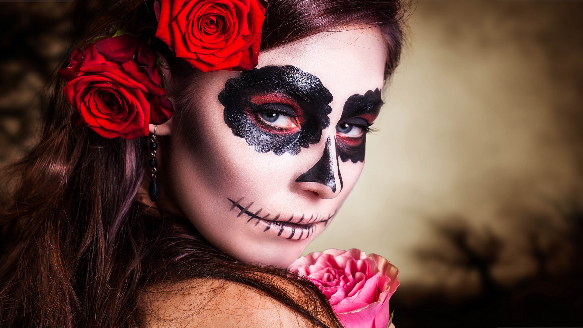 Skull Face Paint Tumblr Skull Face Paint Tumblr