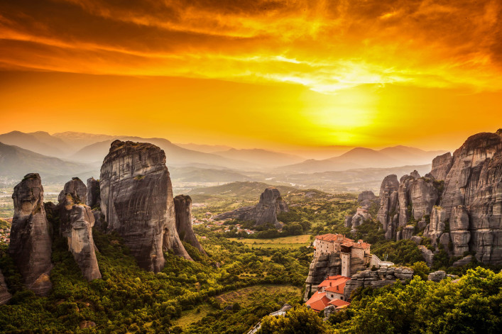 Meteora schwebende Klöster