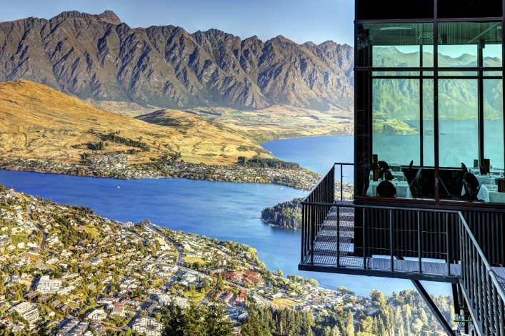 Aussichtsplattform in Queenstown