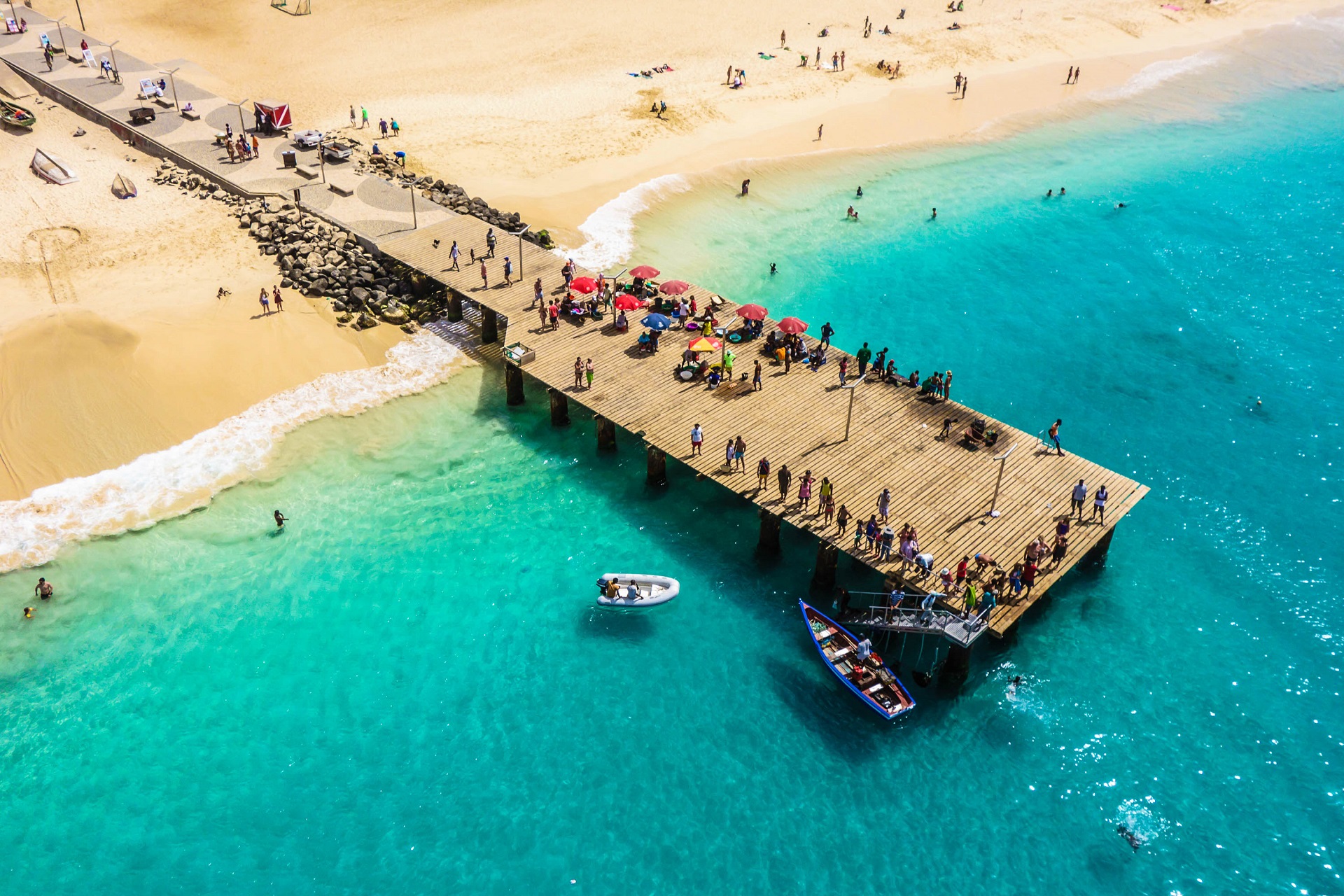 Kapverden Santa Maria Strand