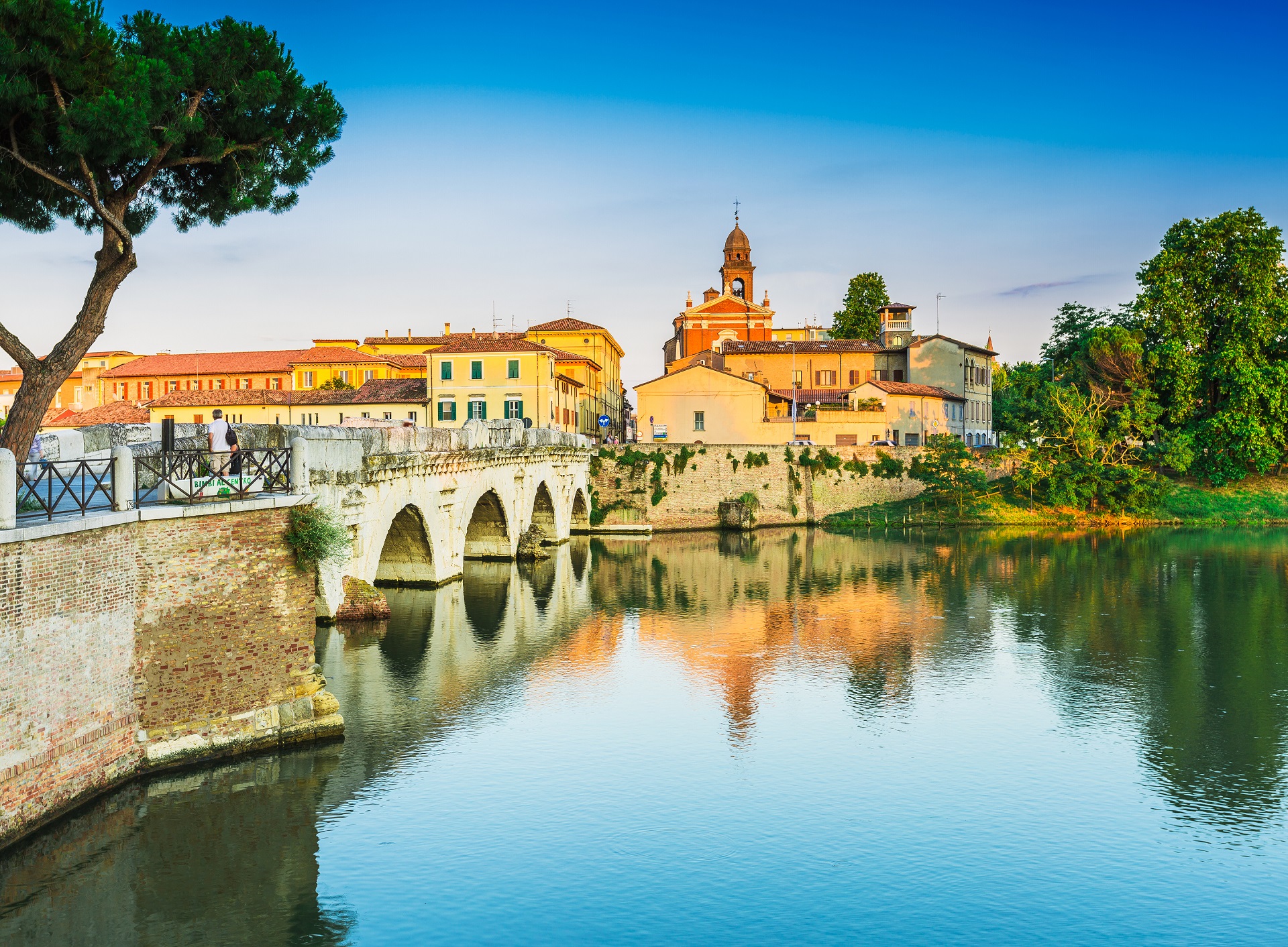 Rimini Italien Brücke