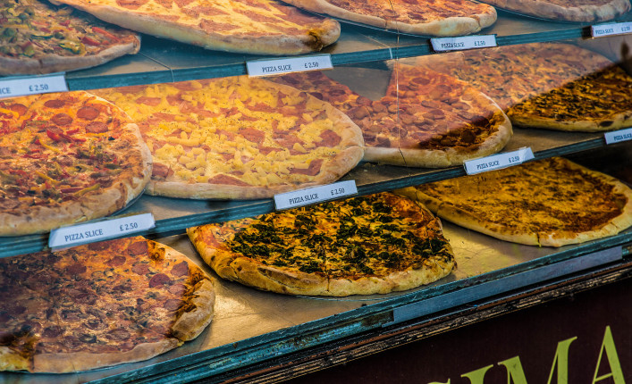 Günstig durch London Camden Pizza