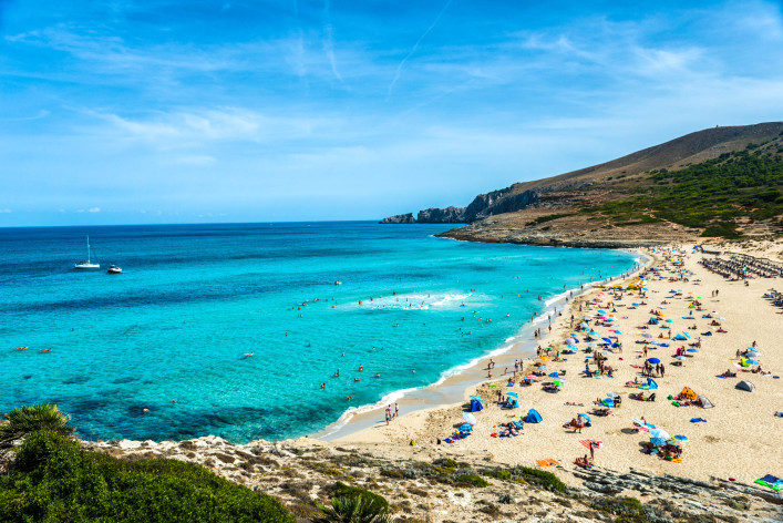 las playas más bonitas de mallorca cala mesquida