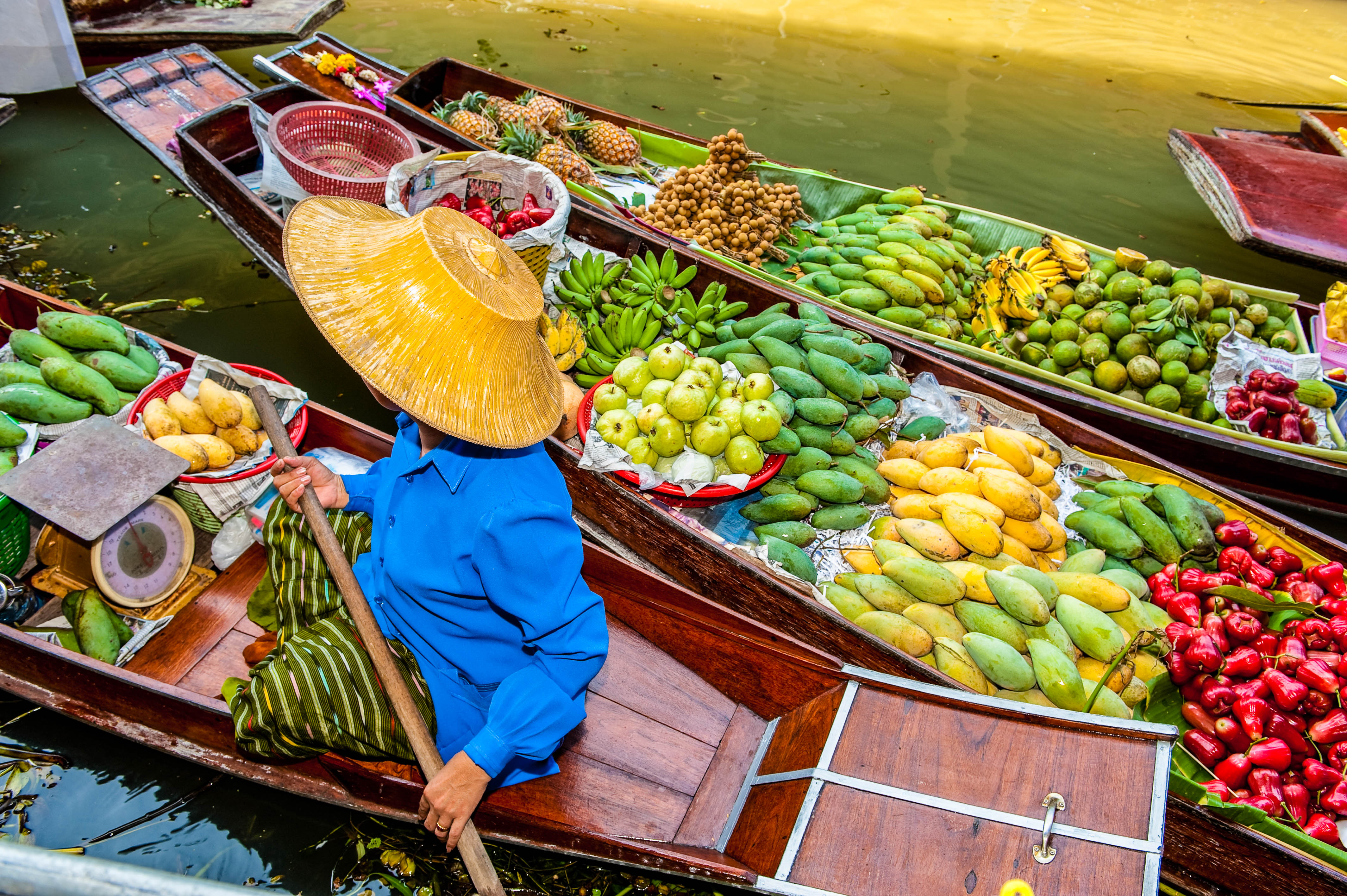 Schwimmende Märkte in Thailand Urlaubsguru.de