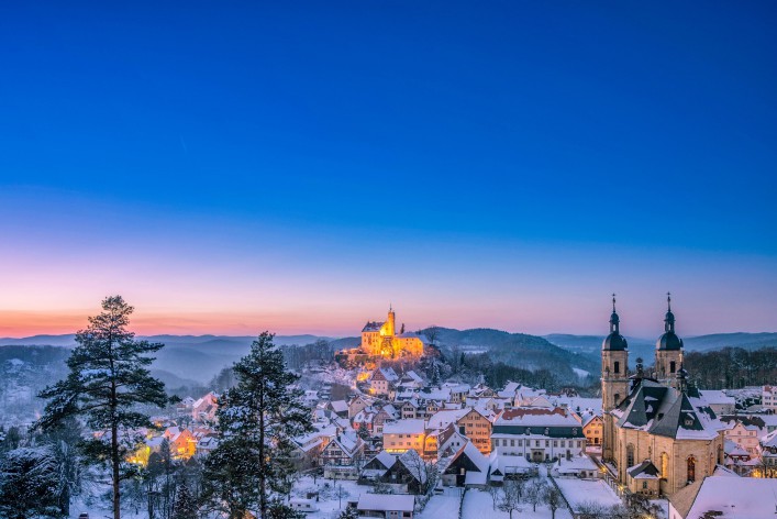 Urlaub in Franken Winter Gößweinstein
