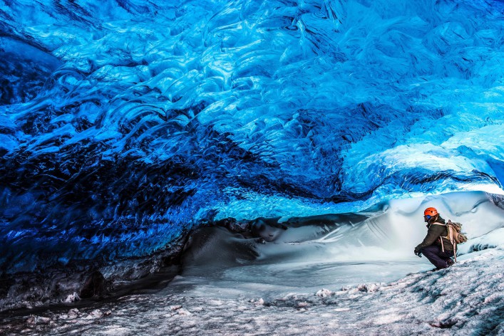 Vatnajökull Gletscher Eishöhle