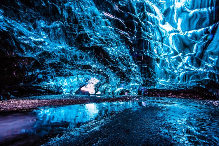 Vatnajökull Gletscher Eishöhle