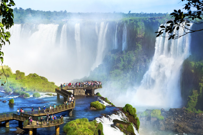 Iguazu Falls Wasserfälle Brasilien Argentinien