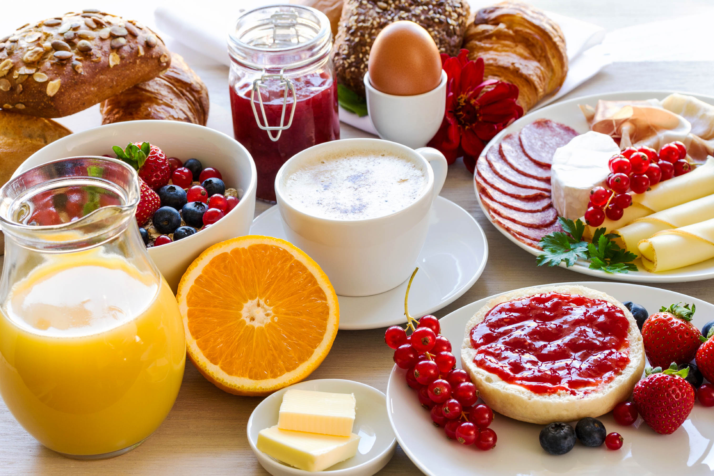 Was ist kontinentales Frühstück und was sind die Bestandteile?