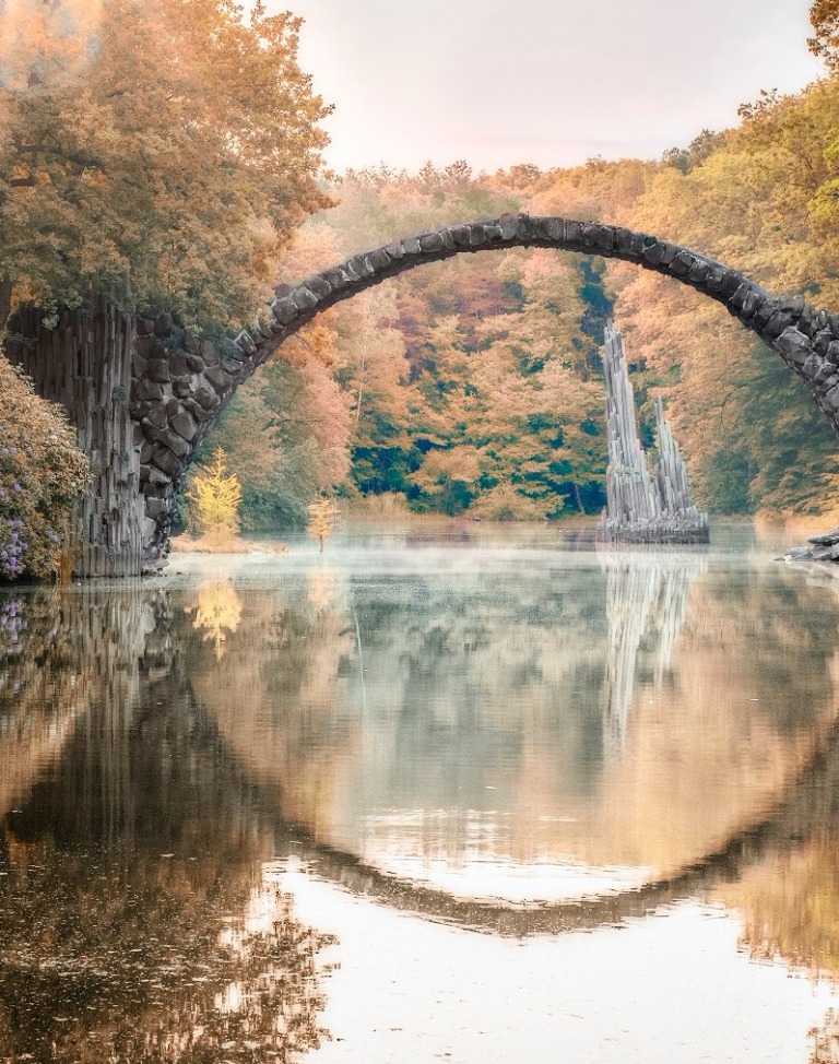 Rakotzbrücke in Sachsen