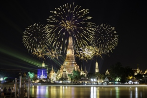 Silvester im Warmen in Bangkok